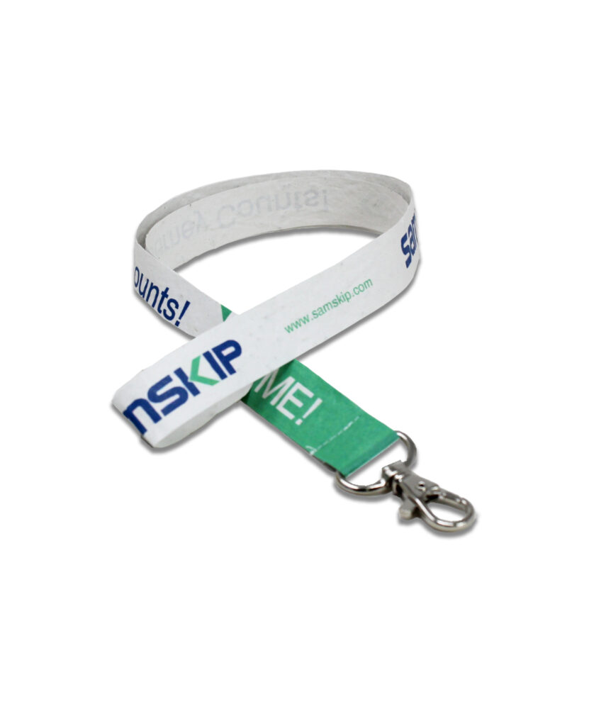 Lanyard in Carta Piantabile personalizzato Samskip