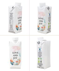 Acqua in Brick Bomboniera Love and Joy 4x