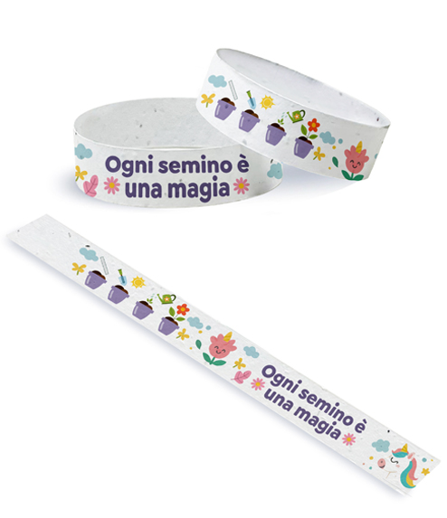 Braccialetto Piantabile Ogni semino è una Magia 494x573