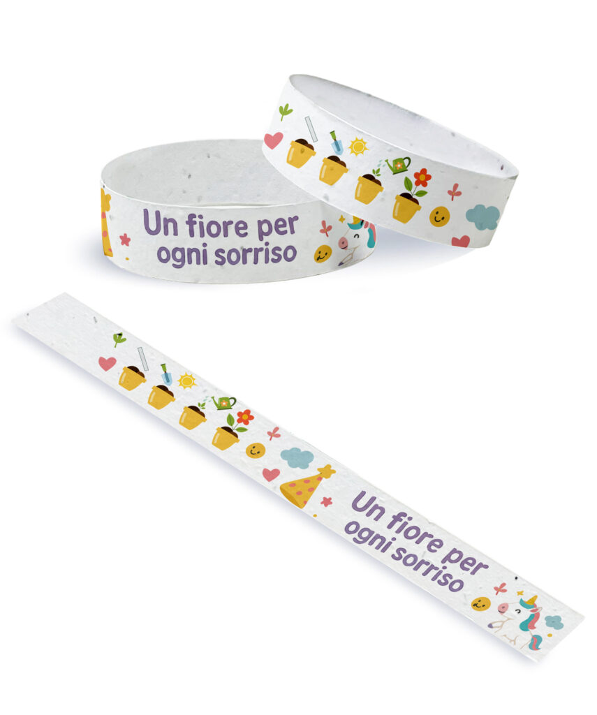 Braccialetto Piantabile un Fiore per Ogni Sorriso