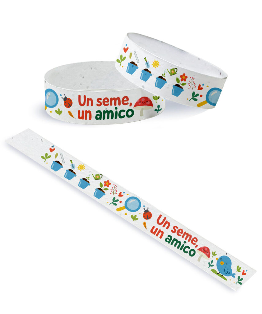 Braccialetto Ecologico per Bambini Un Seme un Amico