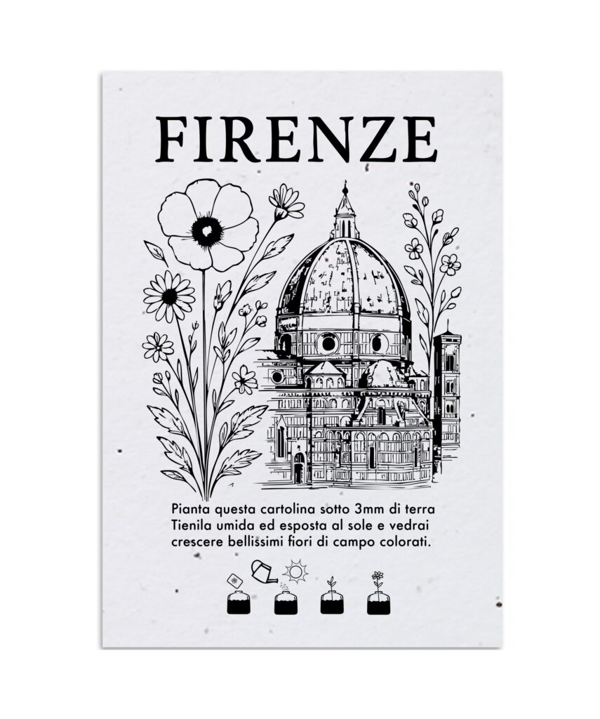 Cartoline Piantabili Città Firenze