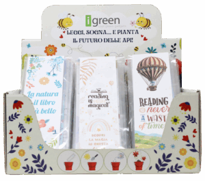 Display Segnalibro Piantabile con Semi evidenza