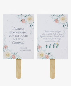 Ventaglio Amore Anima Fronte Retro