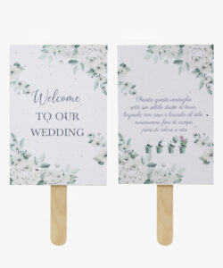 Ventaglio Welcome Fronte Retro
