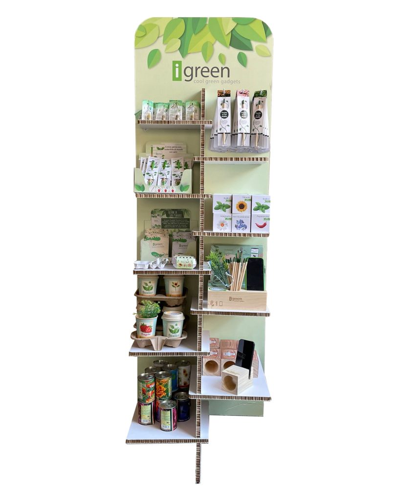 Display da terra fronte