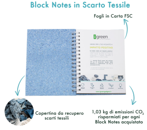 Block Notes in Scarto Tessile - Nazena img evidenza