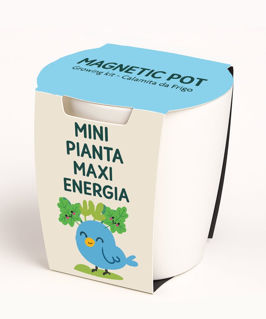 mini pianta maxi energia - bianco