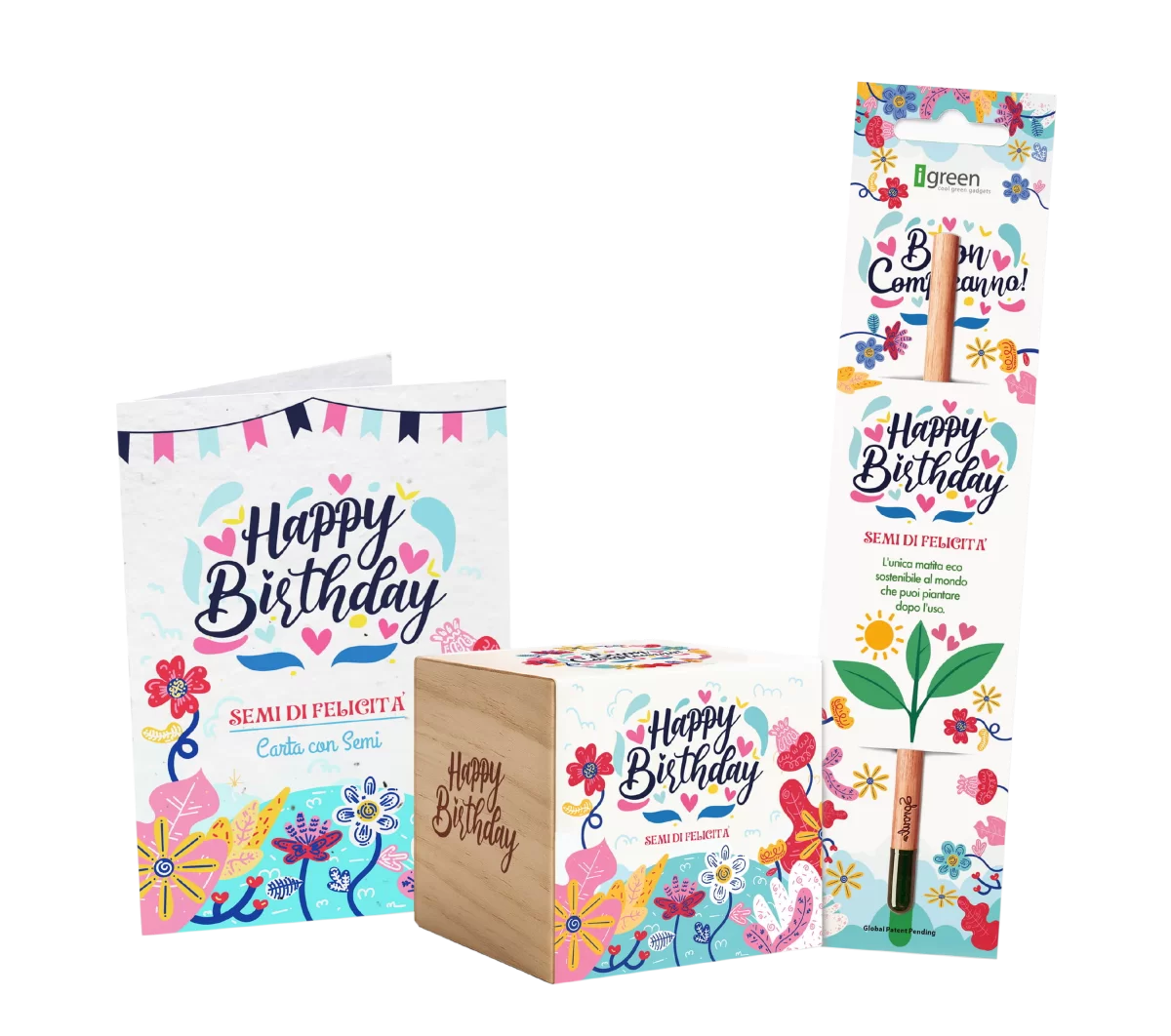 Matita Piantabile Augurale, Kit Piantabile, Regalo Unico & Sostenibile