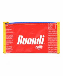Astuccio portapenne upcycled da confezione di caffè rossa
